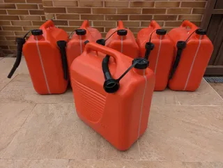 6x Garrafas de Gasoil – 30L – Naranja