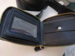 Cintura e portafoglio in pelle QLD Maroons