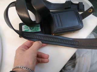 Cintura e portafoglio in pelle QLD Maroons