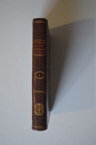 LIBRO COLECCIÓN DE LOS APOLOGISTAS ANTIGUOS 1792