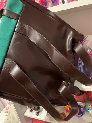 Mochila Marrón y Verde