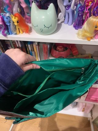 Mochila Marrón y Verde