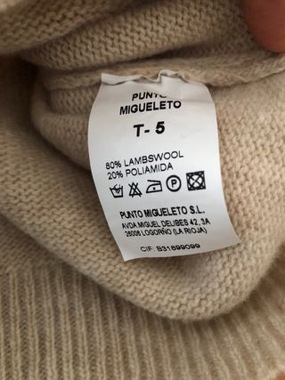 Jersey de punto hombre