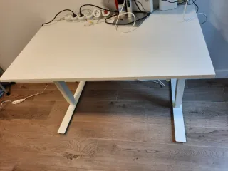 Escritorio elevable blanco 120x70