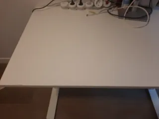 Escritorio elevable blanco 120x70