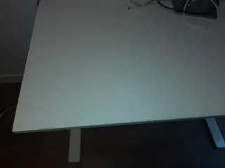 Escritorio elevable blanco 120x70