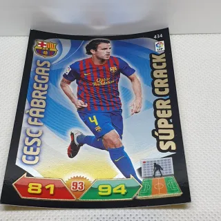 ⚽️ CROMO DE FUTBOL CESC FABREGAS SUPER CRACK 2011