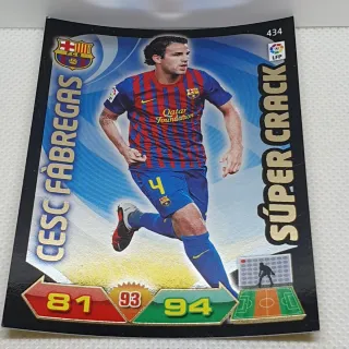 ⚽️ CROMO DE FUTBOL CESC FABREGAS SUPER CRACK 2011