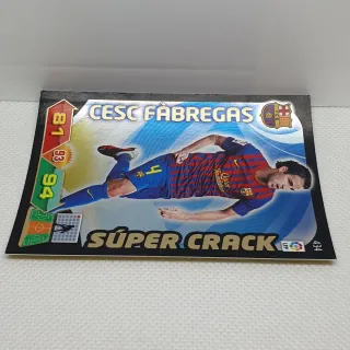 ⚽️ CROMO DE FUTBOL CESC FABREGAS SUPER CRACK 2011