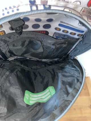 Mochila Totto Gris Multicolor