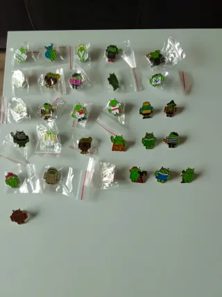 Colección Pins Android MWC 2012 originales