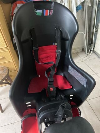 Bicicleta de paseo con silla para niño