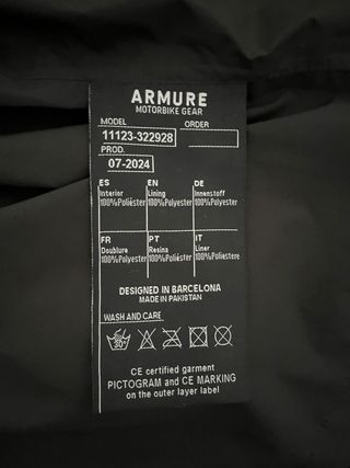 Chaqueta Moto Verano Armure Mujer Talla 46