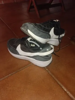 Nike Waffle Debut Negro/Blanco