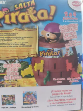 Juego Salta Pirata Tomy