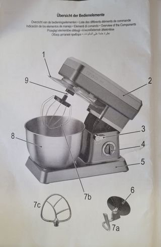 Batidora Clatronic Repostería Roja