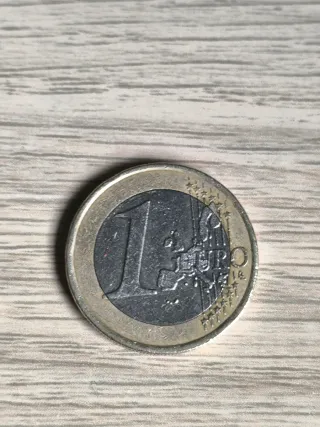 Moneda 1€ Francia 2000 error acuñación