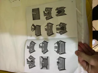 Culla da campeggio pieghevole con materassino