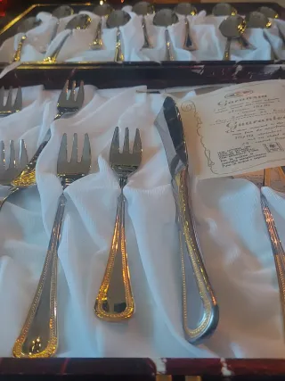 Set Posate Zecchino 24k - 24 Pezzi