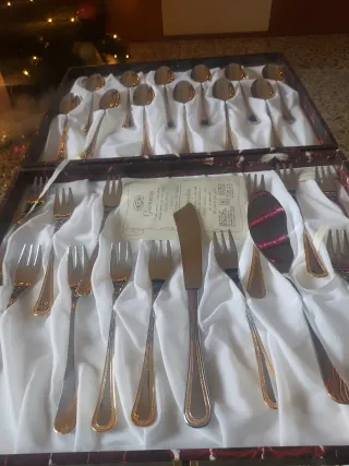 Set Posate Zecchino 24k - 24 Pezzi