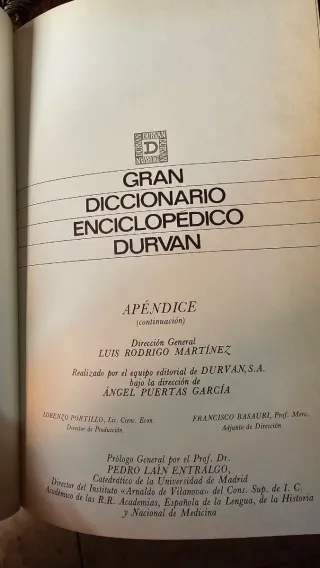 Diccionario enciclopedico durvan