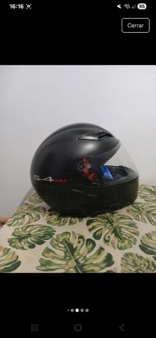 Casco de moto AGV negro