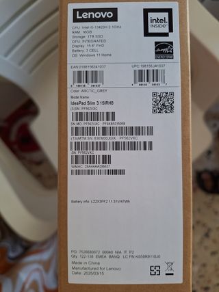 Notebook Lenovo IdeaPad Slim 3