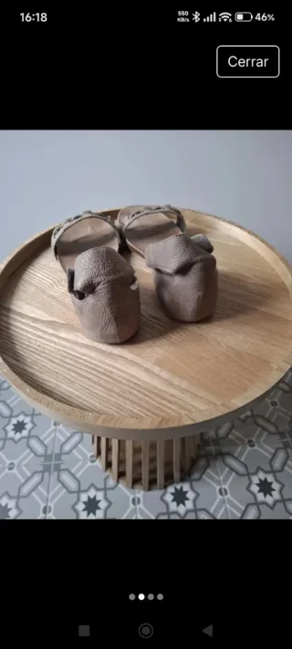 Sandalias Liebeskind Piel Beige/Gris