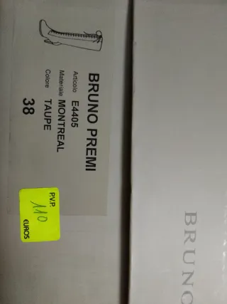 Botas altas BRUNO PREMI mujer beige