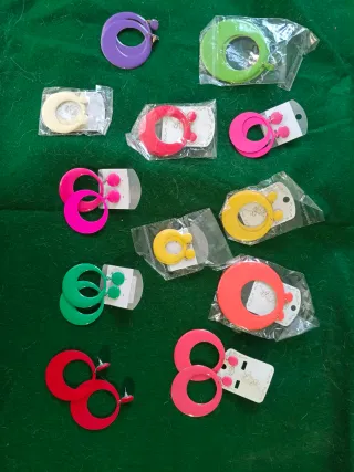 Pendientes Flamenca Aro Colores