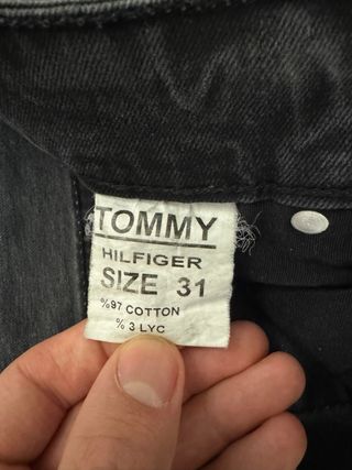 Jeans Tommy Hilfiger vintage grigi taglia 31