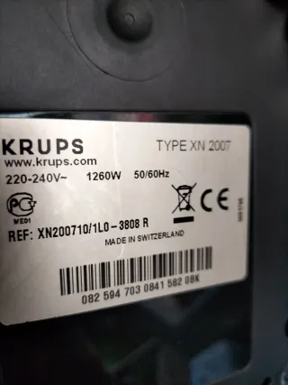 Cafetera Krups Nespresso