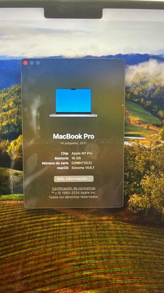 MacBook Pro 14'' M1 Pro 16GB RAM 512GB