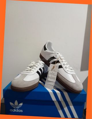 Adidas Samba Talla 39 Blancas/Negras