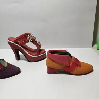 Lotto di 5 scarpette in miniatura The Wonder Shoe