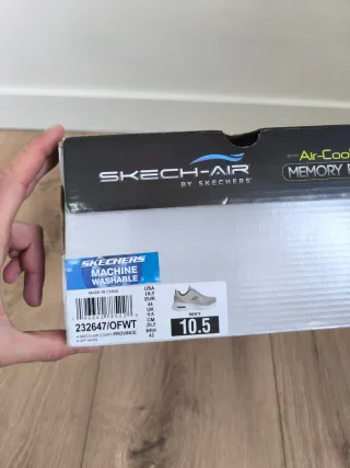 Zapatillas Skechers Talla 44 Memory Foam Nuevas