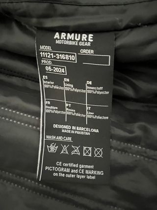 Chaqueta Moto Armure 4 Estaciones Talla 46