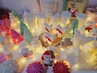 Velas Navideñas Decorativas