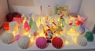 Velas Navideñas Decorativas