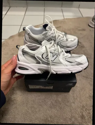 New Balance 530 Plata Blanco Marino