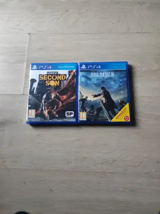 Lote 2 Juegos PS4: inFAMOUS Second Son y FFXV