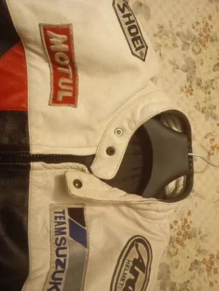 Chaqueta Moto Suzuki Racing Cuero 3XL