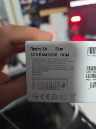 Xiaomi Redmi 8A Azul 3GB RAM 32GB ROM