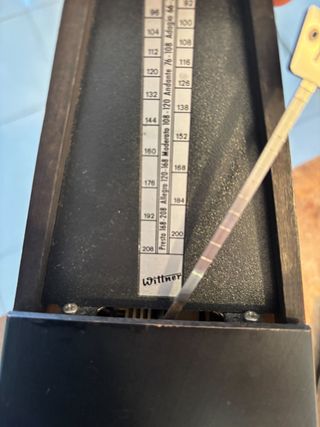 Metrónomo Wittner de hace 40 años - Funciona todo!