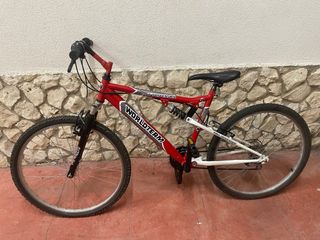 Bicicleta Montaña Worldteam Roja