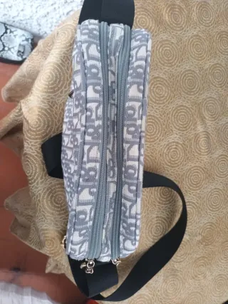 Bolso Dior Gris y Blanco