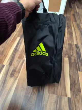 Paletero Adidas Negro y Amarillo