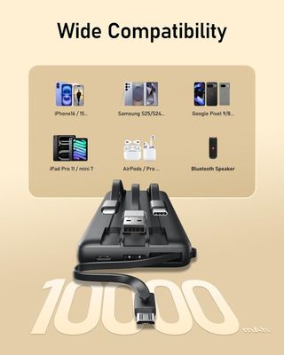 Power Bank 10000mAh, VEEKTOMX Bateria Externa USB