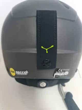 Casco de esquí Cebe negro y amarill
