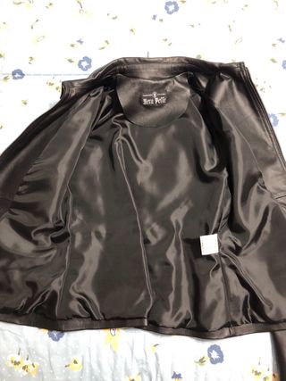 Giacca Vera Pelle Nera Donna